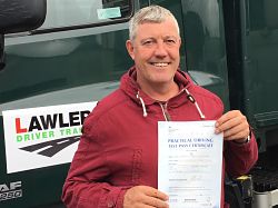 Bradford Learner lorry driver passes HGV test
