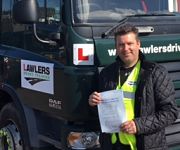 Mark from Brighouse near Halifax passes HGV Class 1 Test